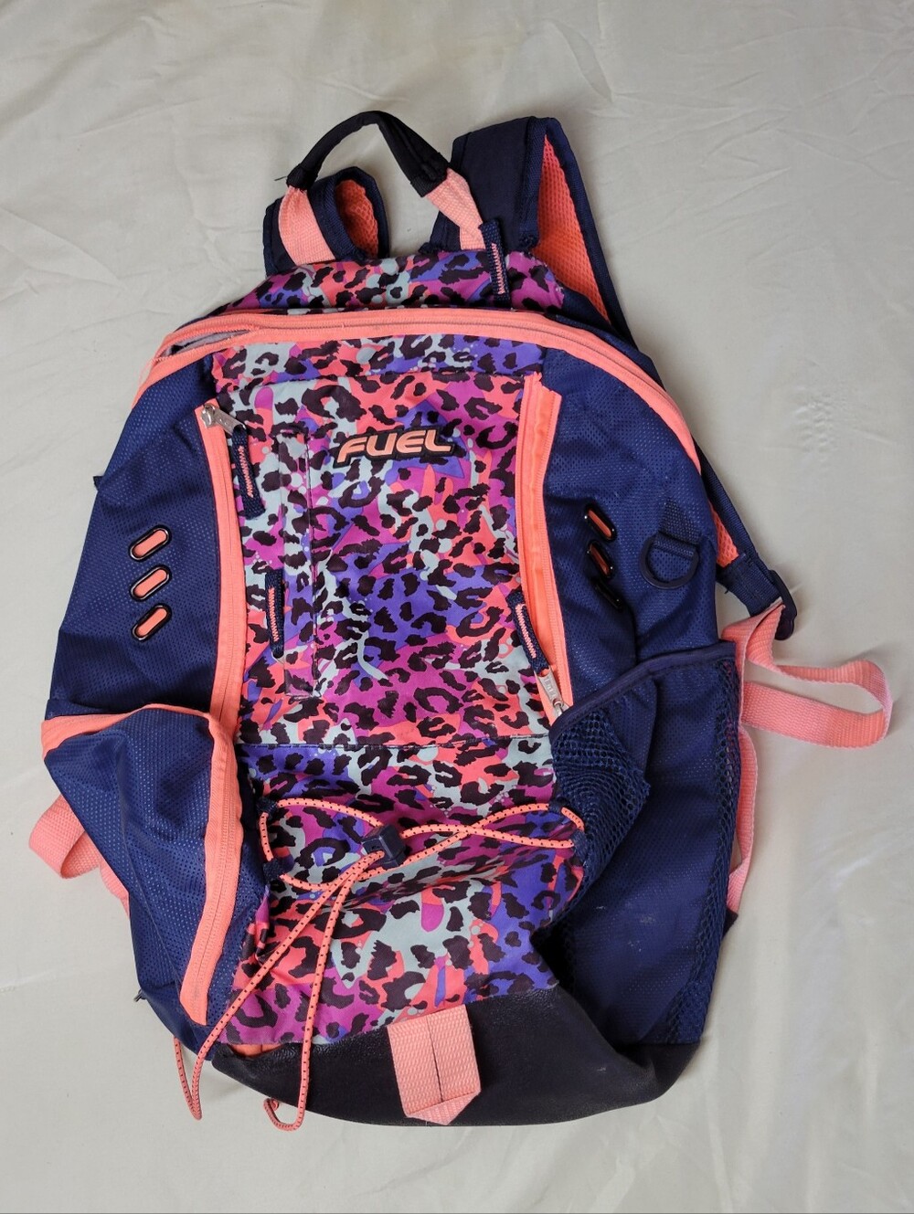 Kids' Multicolor Leopard Print Backpack